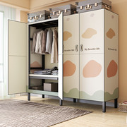 免安装衣柜出租房家用卧室开门式简易布衣柜(布，衣柜)现代简约折叠收纳衣橱