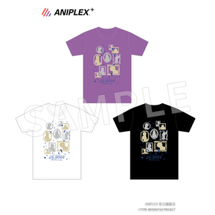aniplexfategrandorder7周年t恤短袖白紫黑3色