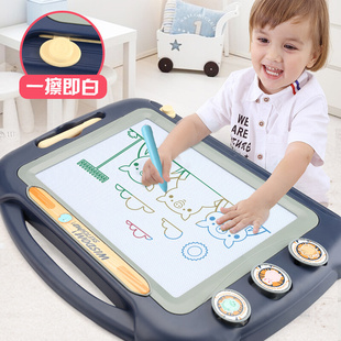 超大号儿童画画板，磁性写字板彩色小孩幼儿，1-3岁玩具宝宝涂鸦板
