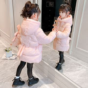 女童冬装棉衣外套2021洋气儿童冬季棉袄大童韩版羽绒棉服加厚
