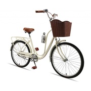 自行车女式成人学生城市通勤淑女变速日本普通轻便24寸复古自行车