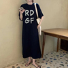 加长款健身服女宽松跑步运动上衣弹力速干T恤夏大码胖mm瑜伽短袖