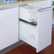 米箱拉篮嵌入式橱柜米柜米桶抽屉式抽拉厨房米缸家用米面箱厨柜