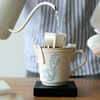 法式复古铃兰花陶瓷马克杯咖啡杯子高档精致高颜值喝水杯牛奶杯