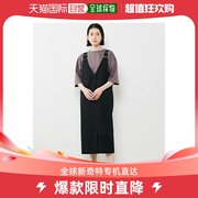 日本直邮melroseclaire女士军事，风格成熟连衣裙，舒适易动独特