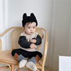 男童毛衣秋装韩版宝宝针织套装上衣，洋气婴幼儿童长袖毛线衫外套冬