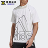 adidas阿迪达斯夏季男子大logo运动休闲宽松短袖t恤gu4290gu4291