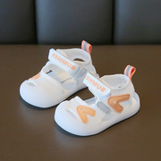 宝宝鞋子夏季透气网面0-3岁婴儿，学步鞋1防滑软底镂空男女小童凉鞋