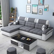 布艺沙发组合套装简约客厅整装，家具大小户型现代可拆洗科技布