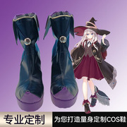 魔女之旅伊蕾娜cos鞋，定制cosplay动漫靴子，增高万用支持来图