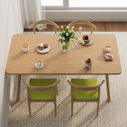餐桌家用小户型公寓出租房屋餐桌椅组合4人长方形吃饭桌子电脑桌