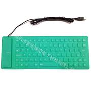 85键109键防水防尘软键盘，usb硅胶键盘，便携静音有线键盘定制