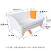 日式沥水碗架碗碟滴水架 塑料角架 厨房厨具可排水碗盆置物架