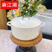 家用陶瓷汤碗带盖手柄轻奢风高档餐具ins网红款泡面碗大容量学生