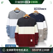 韩国直邮blueforce卫衣teps拉绒套头衫大码t恤男士衣服