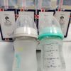 bun贝优能新生儿硅胶膜，玻璃奶瓶宽口径，防胀气120.160处理