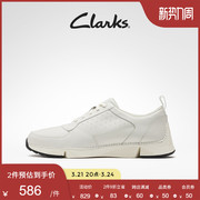 Clarks其乐男士经典三瓣底休闲运动鞋男舒适跑鞋时尚老爹鞋