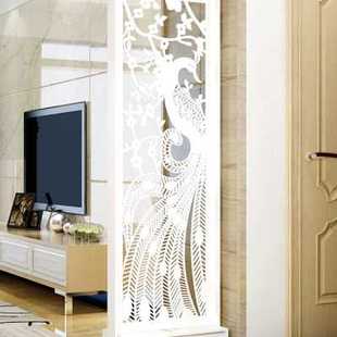 简约现代时尚屏风创意隔断装饰柜简易客厅房间双面移动门厅玄关柜