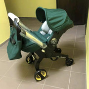 四合一多功能高景观(高景观)婴儿手推车提篮推车双向轻便折叠可躺安全座椅