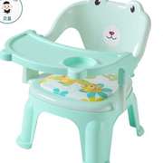 宝宝吃饭餐椅儿童椅子座椅，塑料靠背椅叫叫椅餐桌椅卡通小椅子板凳
