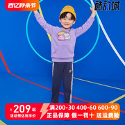 阿迪达斯三叶草男童2022春季小童儿童舒适运动长袖套装HC1920
