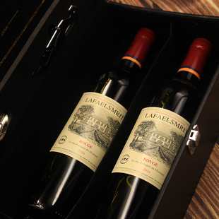 法国进口高档红酒干红葡萄酒双支两瓶礼盒套装，送礼佳品福利款