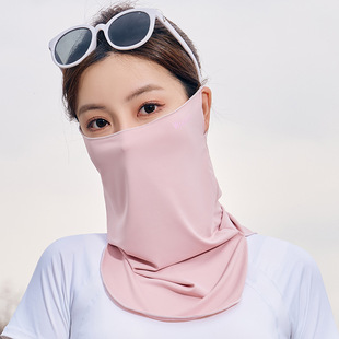 王子路路夏季防晒冰丝挂耳口罩男女户外骑行防紫外线透气凉感面罩