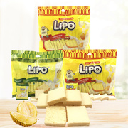 越南面包干榴莲味零食lipo进口特产鸡蛋奶油原味流连酥脆饼大袋装