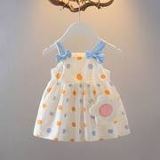 蓬蓬裙女宝宝夏装1-2半岁女童公主裙婴儿裙子夏季礼服儿童洋装