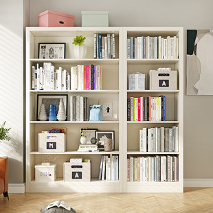 简易书架置物架落地靠墙客厅书柜子多层书本收纳卧室儿童书橱家用