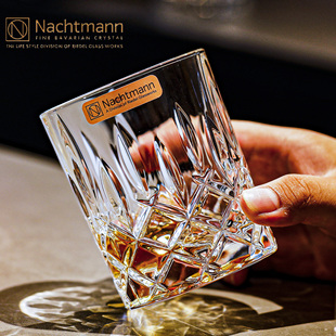 德国进口nachtmann水晶玻璃威士忌酒杯，古典洋酒杯，啤酒杯饮料水杯