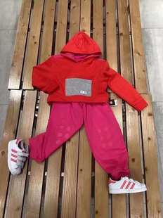 Adidas阿迪达斯阿迪乐高联名款中小女童运动套装GN6830