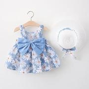 0-1-2-3岁半宝宝夏装连衣裙女童裙子婴儿公主衣服洋气可爱6个月9
