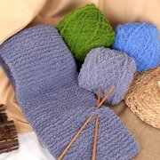 珊瑚绒毛巾线三股毛线团3根 围巾线 织动物马甲儿童毛线 粗毛线