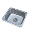 洗手盆不锈钢水槽洗菜盆单槽简易挂墙洗碗槽洗水池盘下方形盆套装