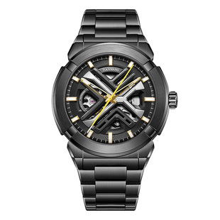 天王表x系列镂空防水大表盘手表，自动机械表时尚男表51244