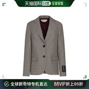 香港直邮marni千鸟格，西装外套gima0228u0utwa03