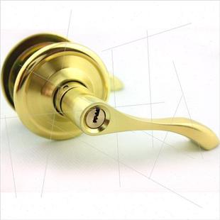 不锈钢欧式球形执手门锁室内卧室房门锁铜心锁芯通用把手锁木门锁