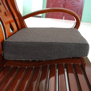 前低后高沙发垫老款弧形斜坡座垫老式实木红木椅垫坐垫厚海棉垫子