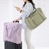韩国full时尚尼龙防水大容量旅行单肩包衣物行李整理收纳包