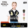 little moco童装春秋装儿童针织衫女童背心羊毛马甲毛衣上衣