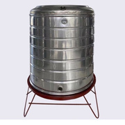 304不锈钢凉水桶加厚型家用太阳能水塔桶楼顶蓄水桶一吨水塔酒罐