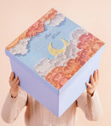 生日礼盒3D立体画盒送女友礼物盒超大容量箱子特大零食空礼盒