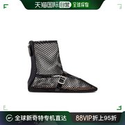 香港直邮Alaia Fishnet High 镂空平底鞋 AA3A052TK007