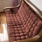 实木红木质沙发坐垫带靠背，连体四季通用加厚海绵现代中式防滑垫子