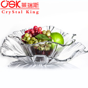 莱瑞斯csk水晶玻璃果盘，果斗客厅创意，欧式婚庆糖果套装水果盘子