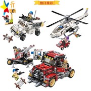兼容乐积木对空导弹发射车直升机防雷伏击车拼组装模型儿童玩具高