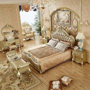 欧式太子床高档卧室，美式大气奢华香槟金家具，套装组合主卧婚床