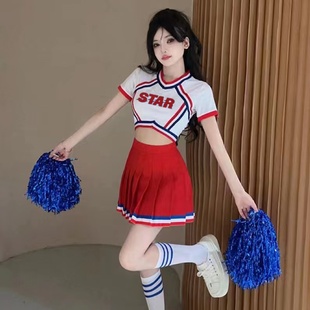 韩国女团酒吧演出服韩版啦啦队服装女女团舞蹈爵士表演服