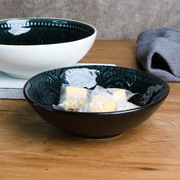 创意冰裂釉碗 家用面碗西餐厅沙拉碗冰裂纹碗网红碗餐具瑕疵款式